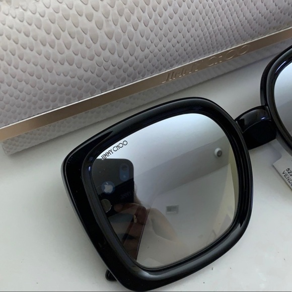 Jimmy Choo Cait NS8 - Black Glitter - Picture 6 of 9